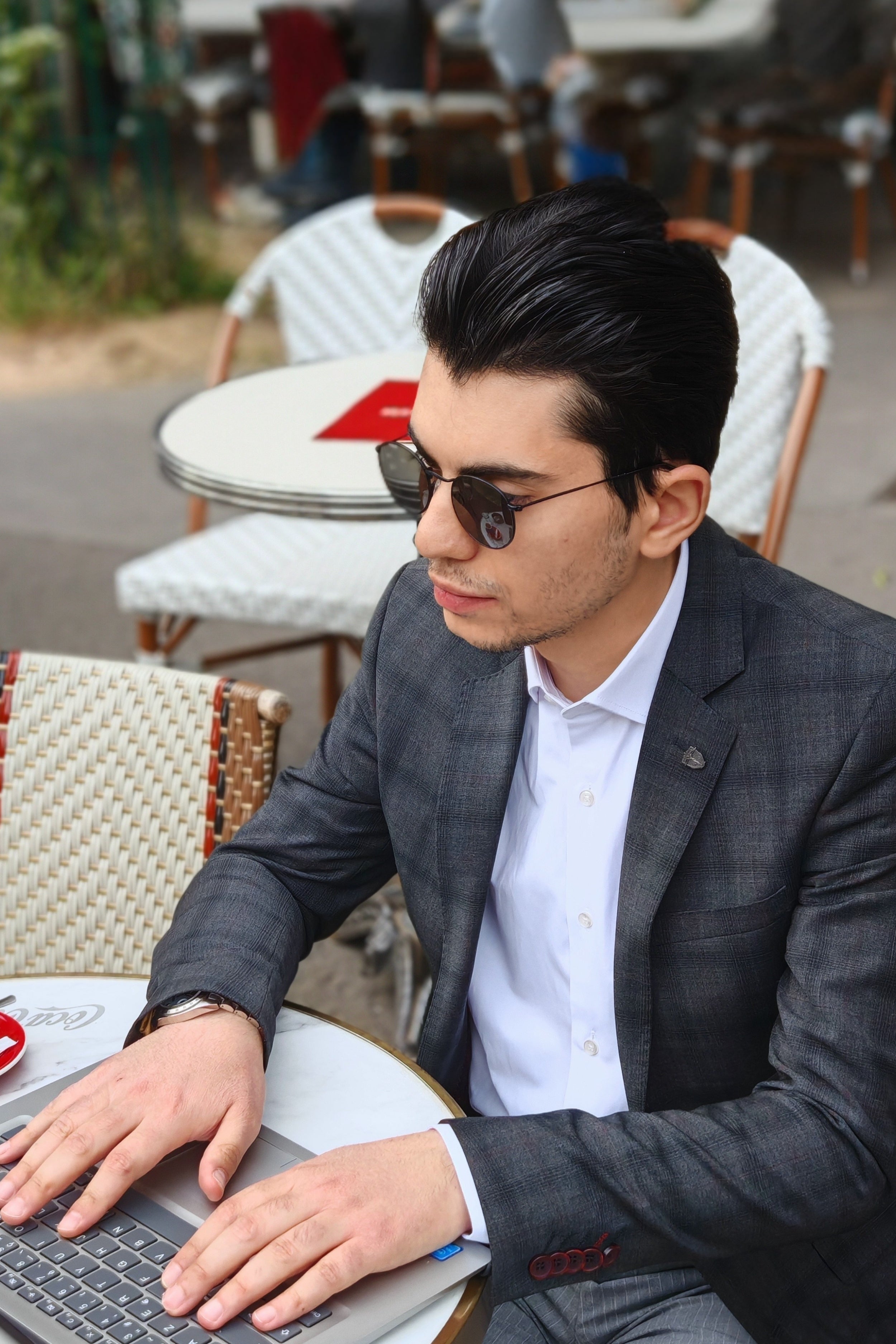 Chemise slim 100% coton noble
