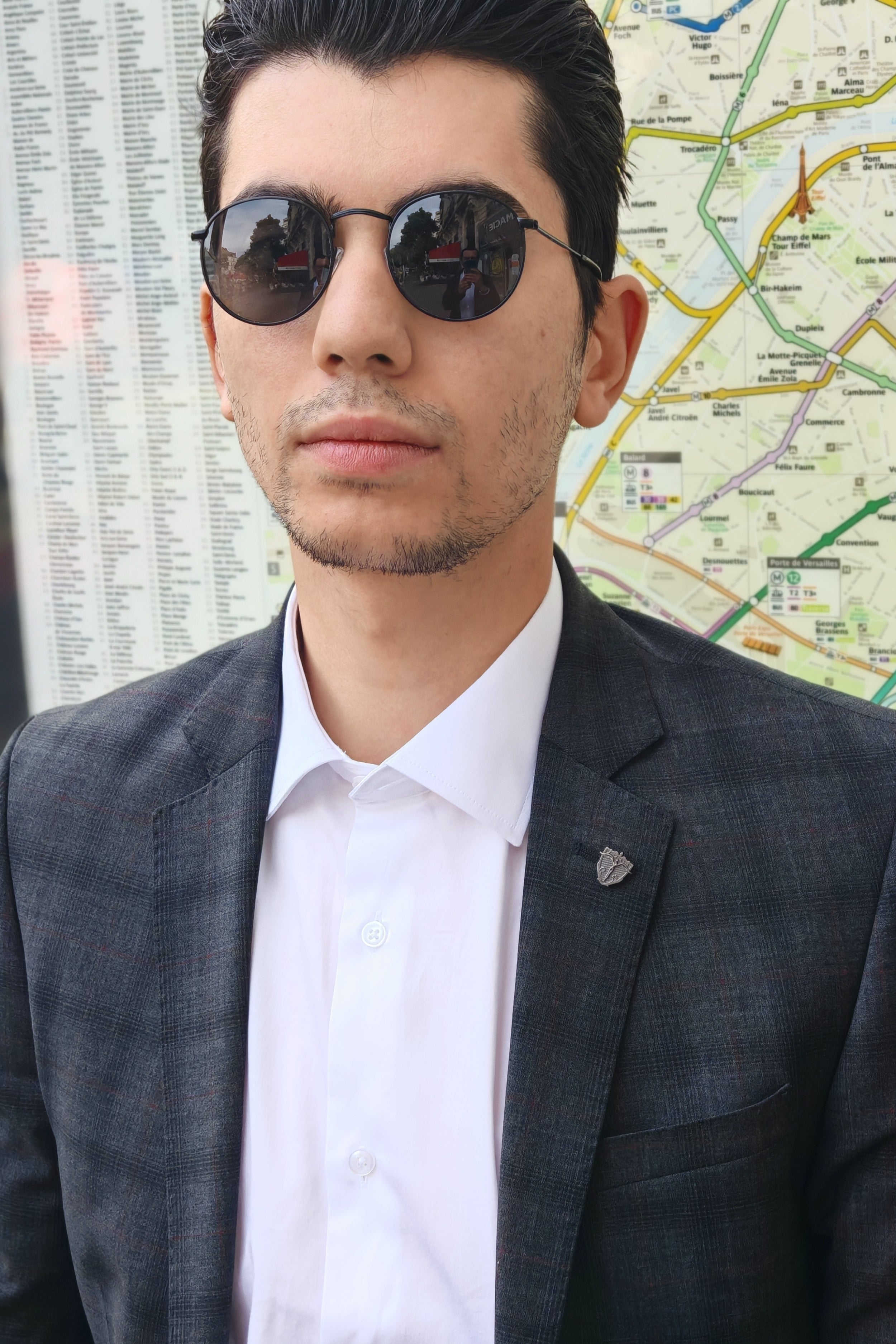 Chemise ajustée 100% coton noble