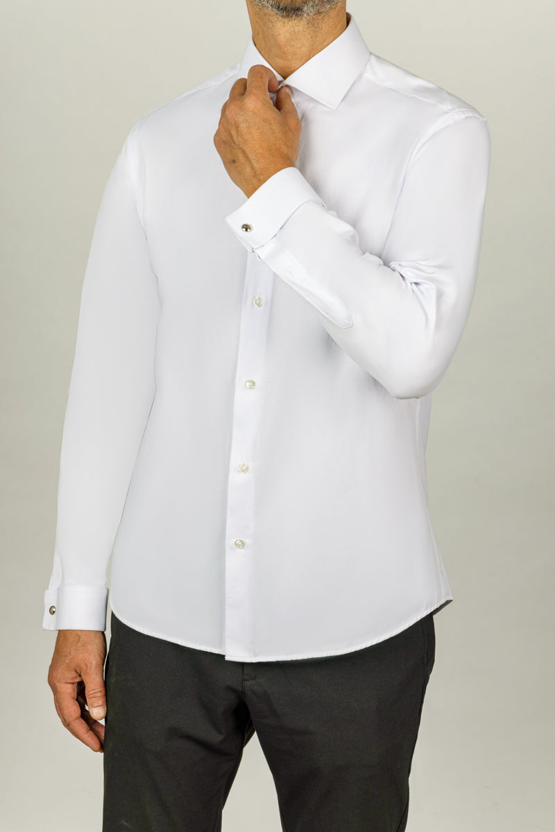 Chemise mariage chemise chic chemise chemise homme sans repassage poignets mousquetaires chemises mousquetaires chemise en coton o’new paris chemise pour bouton de manchette chemise col italien chemise pour homme vetement pour homme