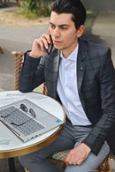 Modèle Slim Fit col italien 6 cm confort ++