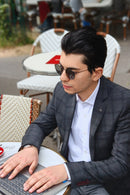 Chemise slim 100% coton noble