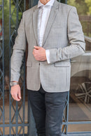 Chemise ajustée cérémonie col cassé poignée mousquetaire 100% coton noble