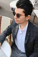 Modèle Slim Fit col italien 6 cm confort
