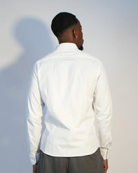 Chemise Ajustée Infroissable – Col Italien