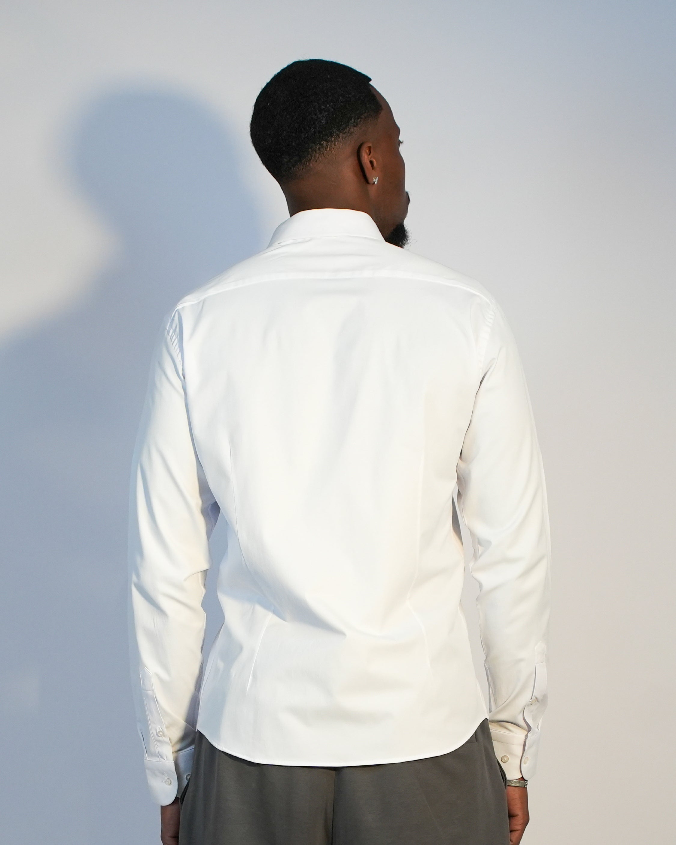 Chemise Ajustée Infroissable – Col Italien