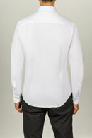 Chemise chic chemise ajustée chemise col italien chemise pour homme vetement pour homme chemise en coton o'new paris
