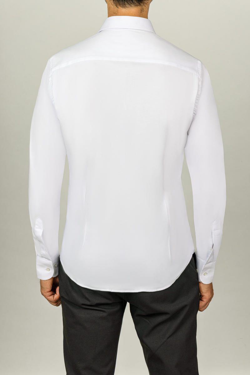 Chemise chic chemise ajustée chemise col italien chemise pour homme vetement pour homme chemise en coton o'new paris