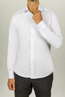 Chemise chic chemise ajustée chemise col italien chemise pour homme vetement pour homme chemise en coton 