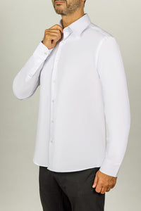 Chemise chic chemise regular chemise col français chemise pour homme vetement pour homme chemise en coton o’new paris chemise manche longue homme chemise col francais
