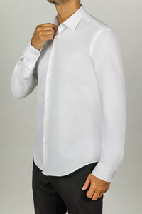 Chemise chic chemise slim fit chemise col six centimetre chemise pour homme vetement pour homme chemise en coton o’new paris modele slim fit chemise confortable