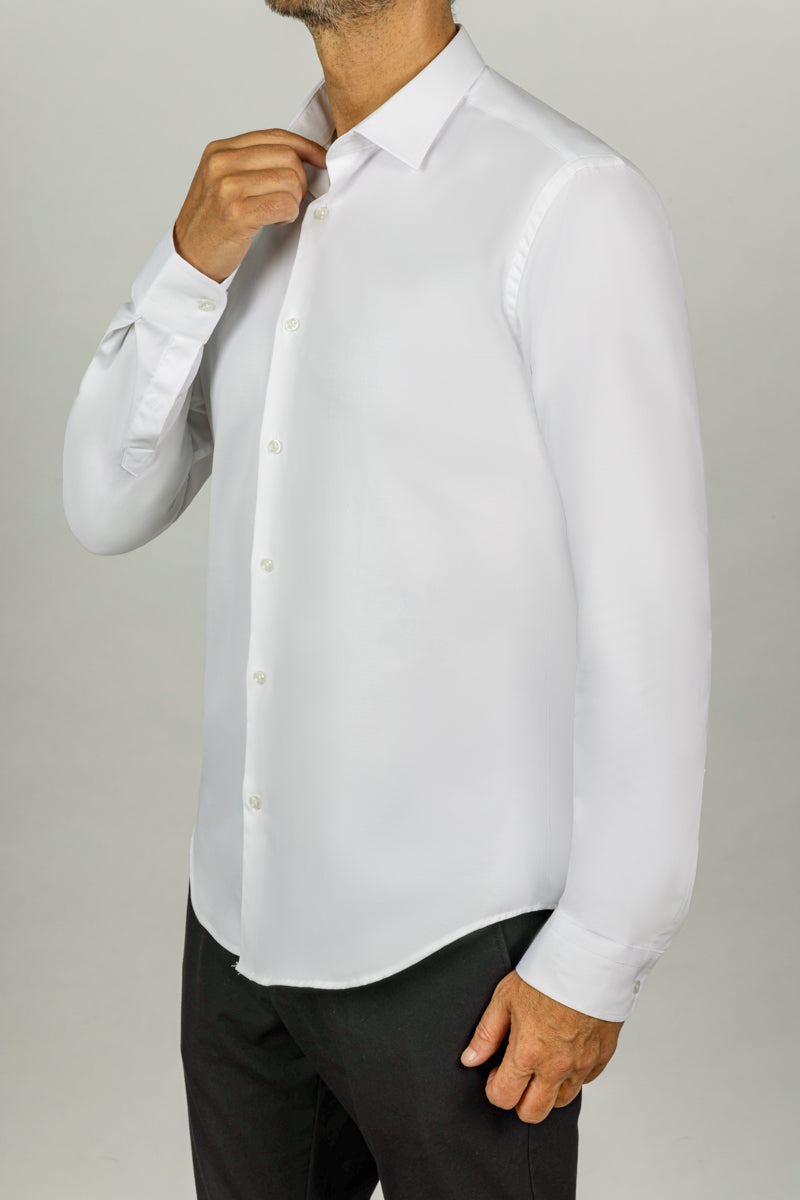 Chemise chic chemise slim fit chemise col six centimetre chemise pour homme vetement pour homme chemise en coton o’new paris modele slim fit chemise confortable