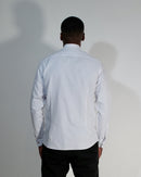 Chemise ajustée Infroissable - Poignets mousquetaires - Col italien