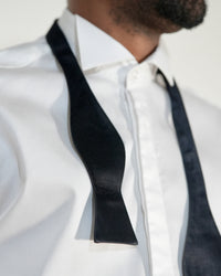 Chemise ajustée Prestige - Poignets mousquetaires - Col cassé-100% Coton