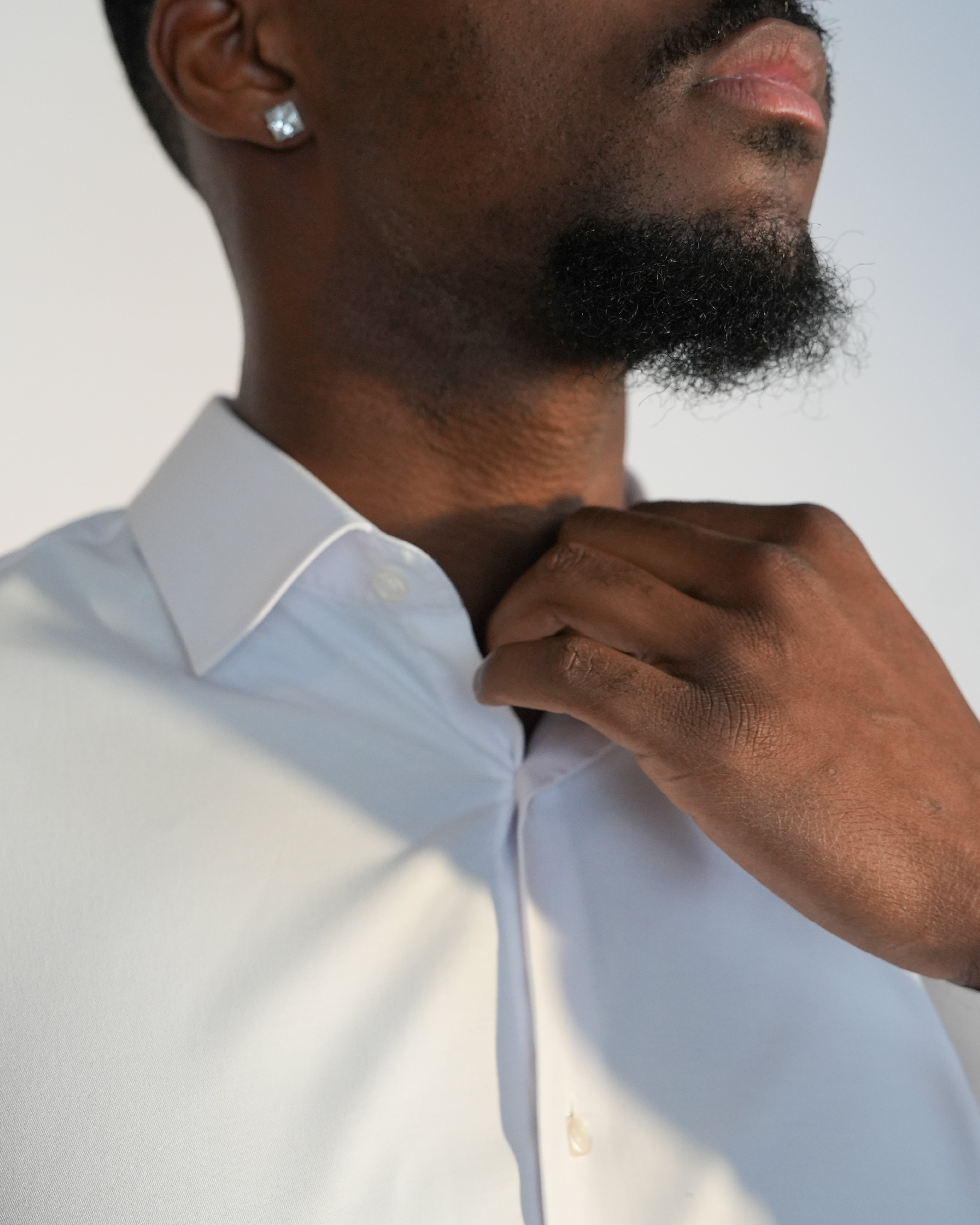 Chemise Slim Infroissable – Col Italien