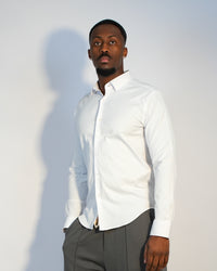 Chemise Slim Infroissable – Col Italien