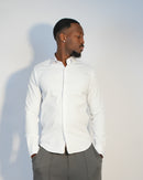 Chemise Slim Infroissable – Col Italien