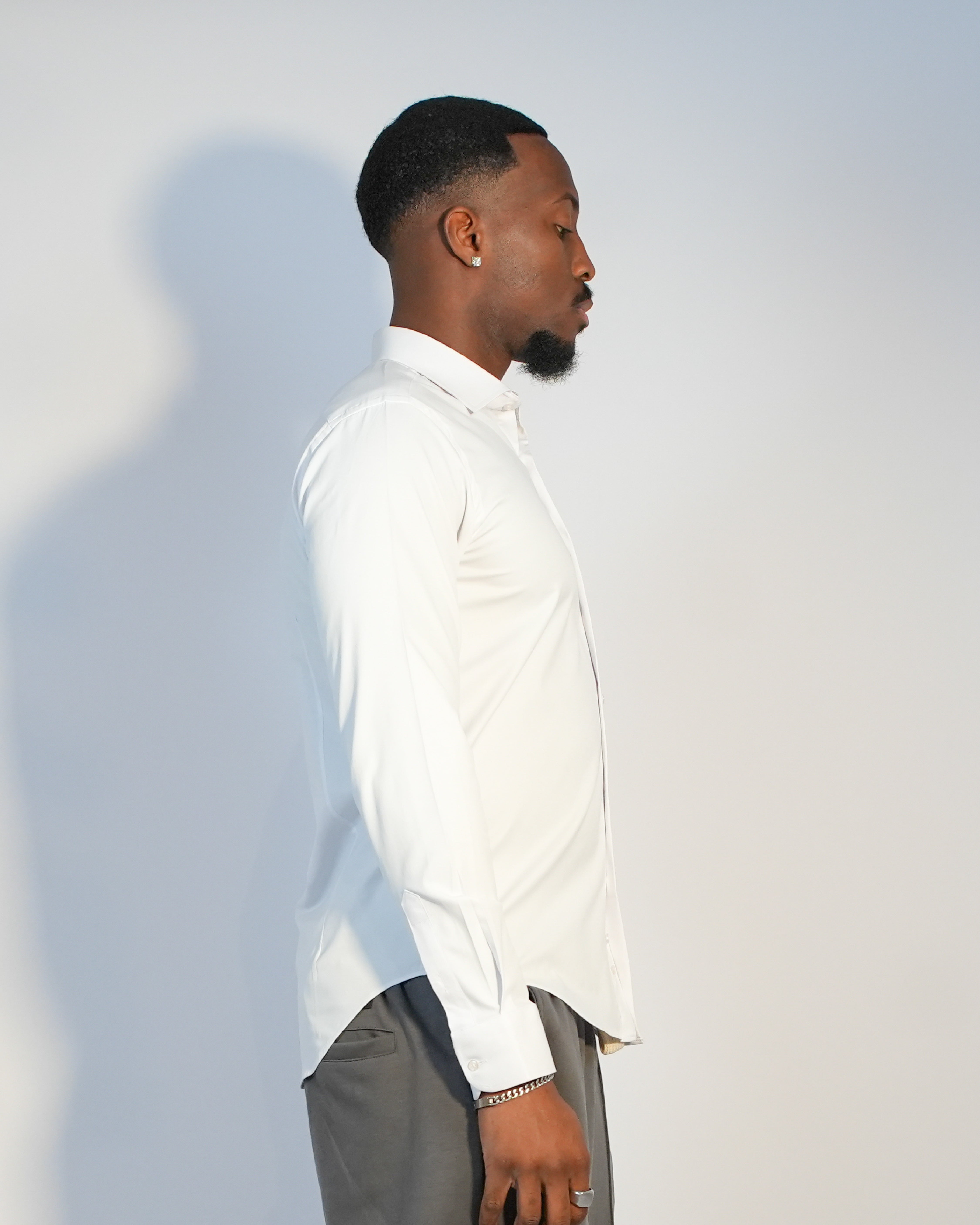 Chemise Slim Infroissable – Col Italien